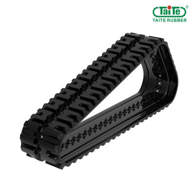 Giá tốt. Xích cao su thay thế cho máy xúc lật JCB Robert 1110T, kích thước 450 X 86BC X 52, với công thức cao su hiệu suất cao và khả năng chống mài mòn trực tuyến