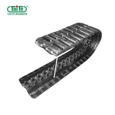 Giá tốt. 450x110 Đường cao su cho thiết bị hạng nặng với chiều dài linh hoạt và tiếng ồn thấp cho xe quân sự trực tuyến