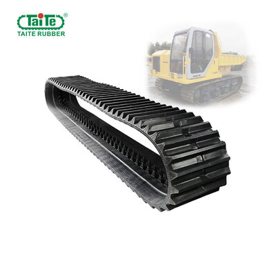 Giá tốt. Đường cao su liên tục cứng cho Komatsu CD60R với kích thước 600x100x82, chiều dài 8200MM và vật liệu dây cao su và thép trực tuyến